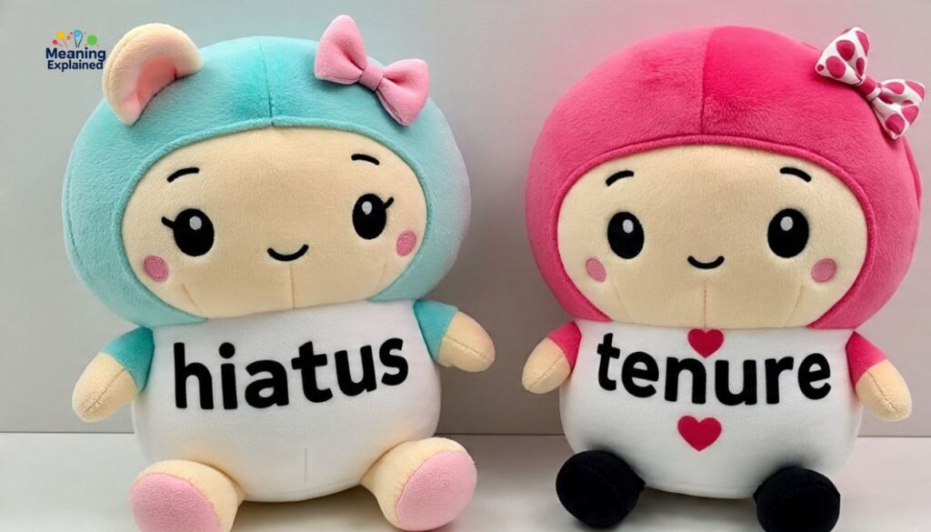 Hiatus Meaning of Tenure Definition