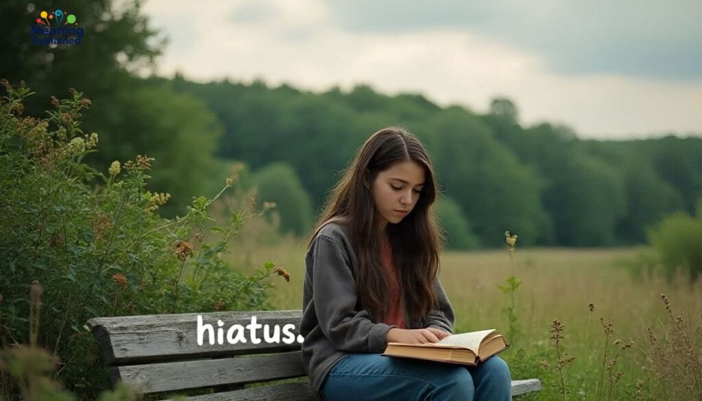 Exploring the Meaning of “Hiatus”