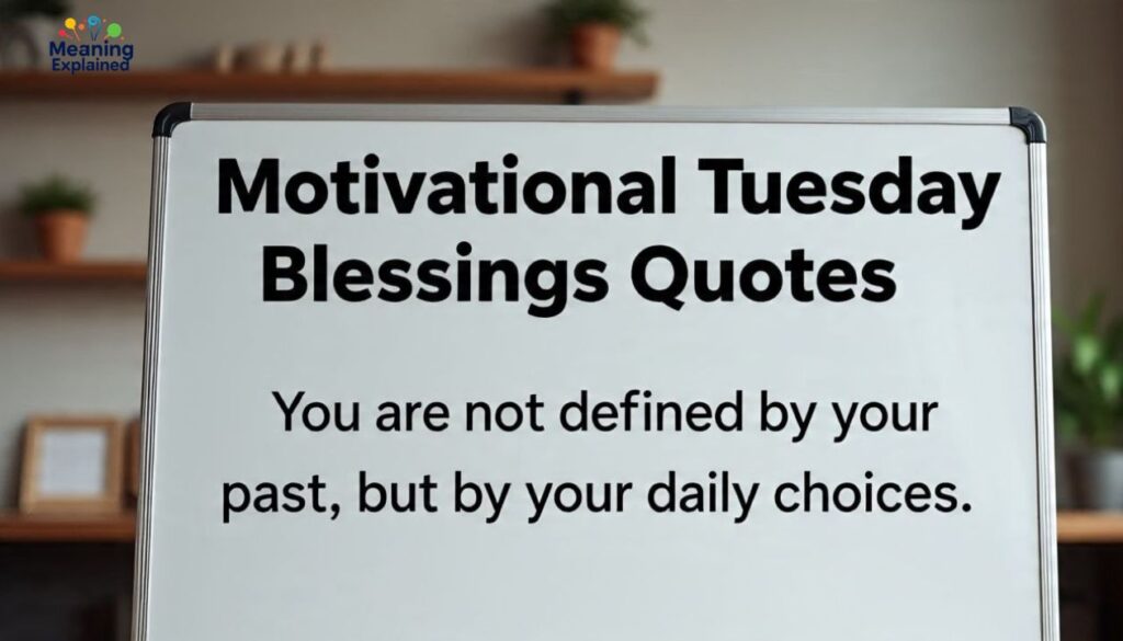 Motivational Tuesday Blessings Quotes