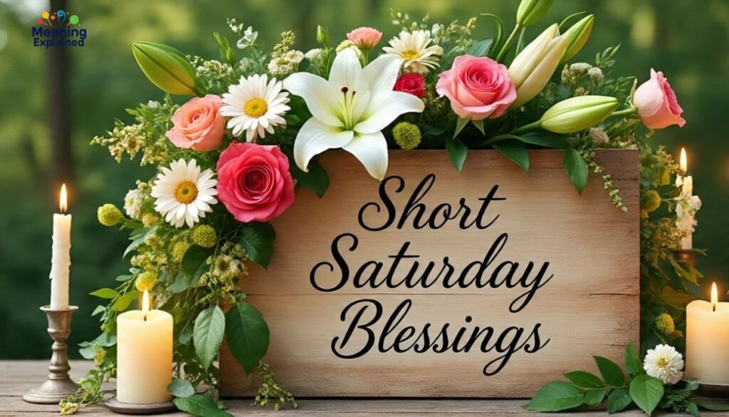 Short Saturday Blessings Quotes