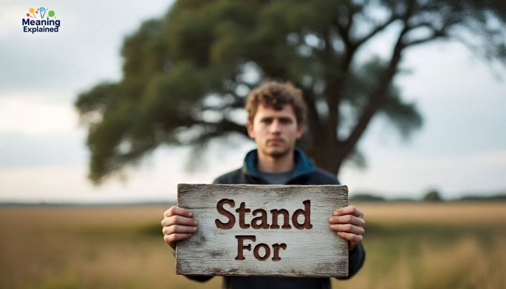 Stand For And Meaning in Text