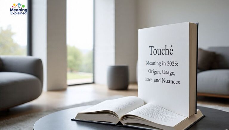 Touche Meaning in 2025: Origin, Usage, and Nuances