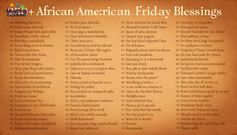 250+ African American Spiritual Friday Blessings