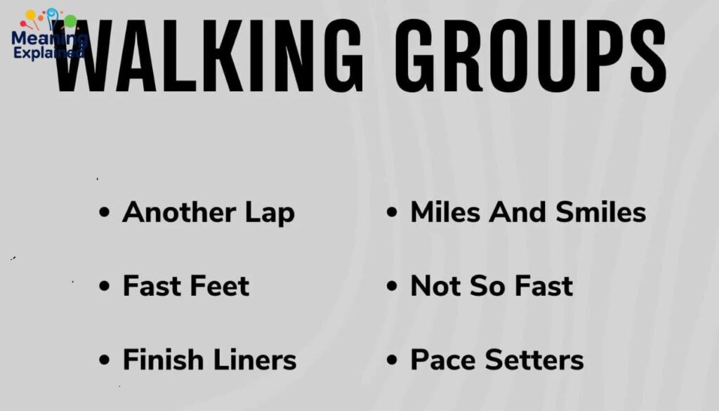147 Walking Team Names To Step Up Your Game