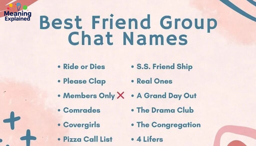 Group Names For 5 Best Friends