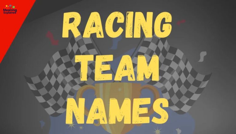186 Awesome Racing Team Names For 2026