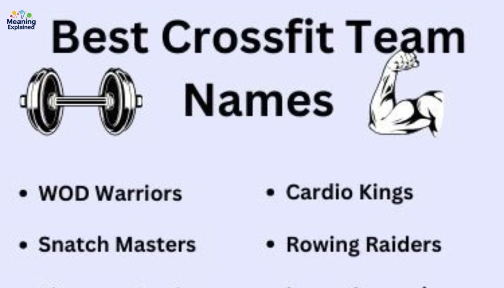 Top CrossFit-Style Team Name Ideas